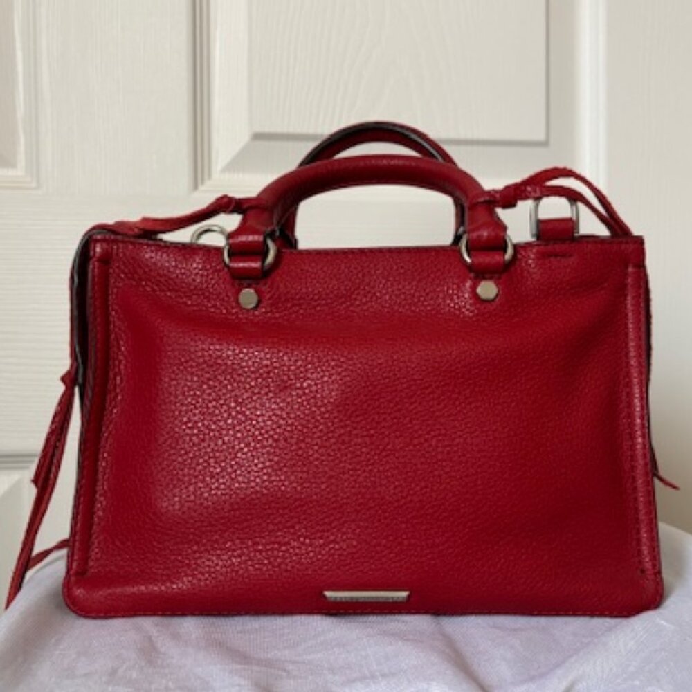 Rebecca Minkoff Micro Regan Satchel Scarlett - Picture 2 of 15